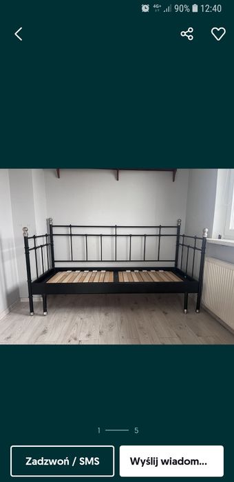 Leżanka łóżko Ikea svelvilk do pokoju dziecięcego