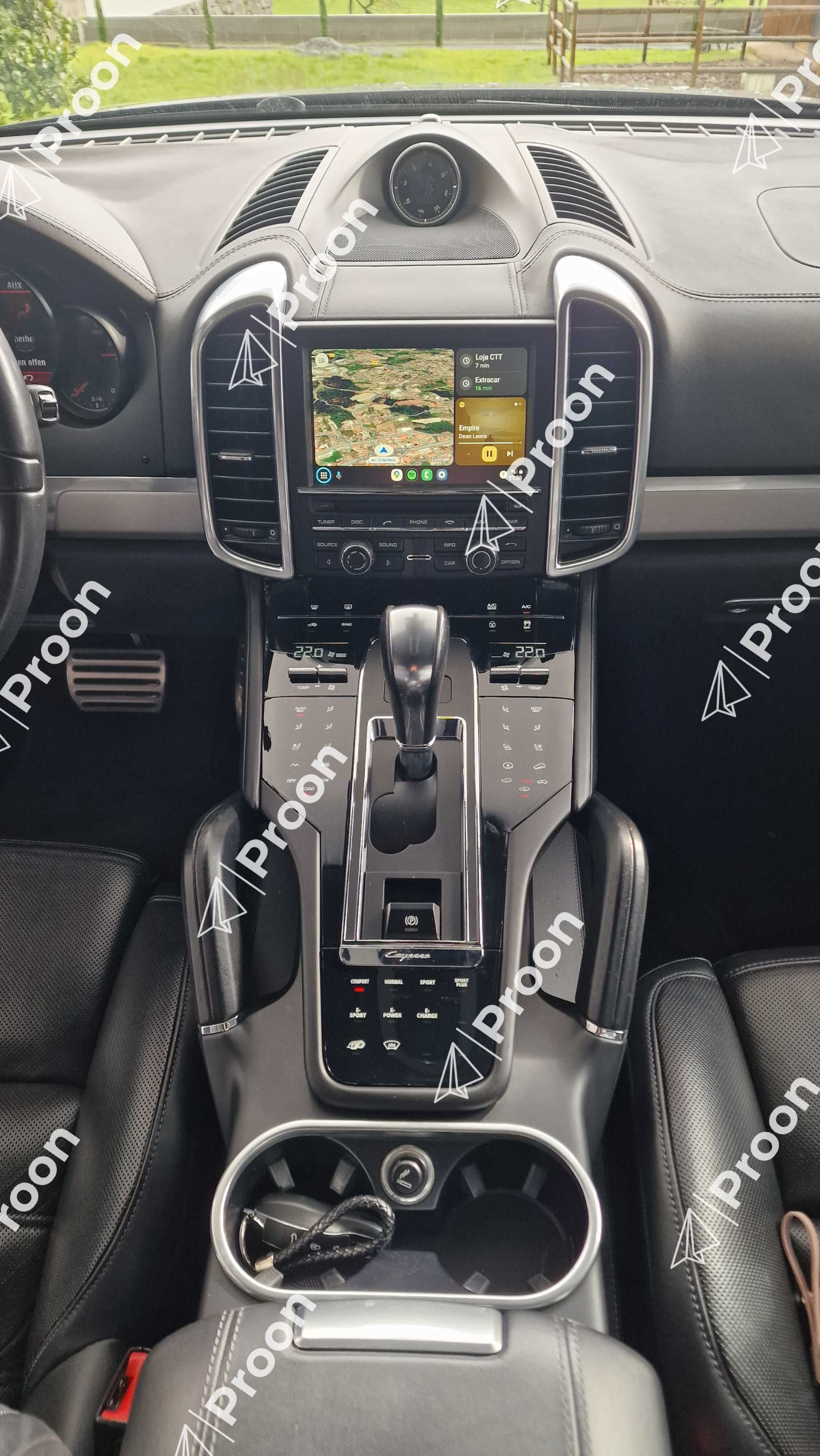 Porsche carplay android auto rádio Panamera Cayenne Cayman Macan 911