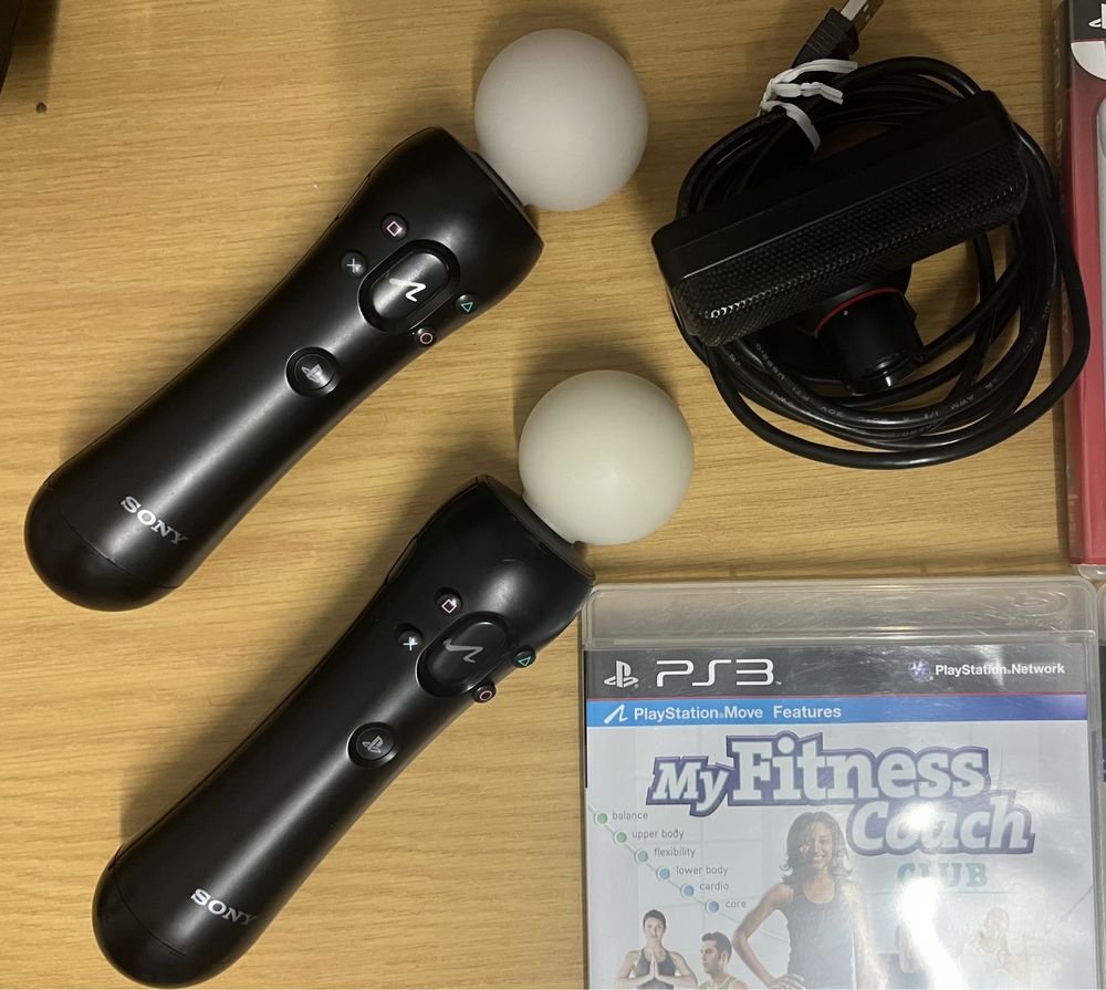 Comandos move ps3 com camara eye e jogos