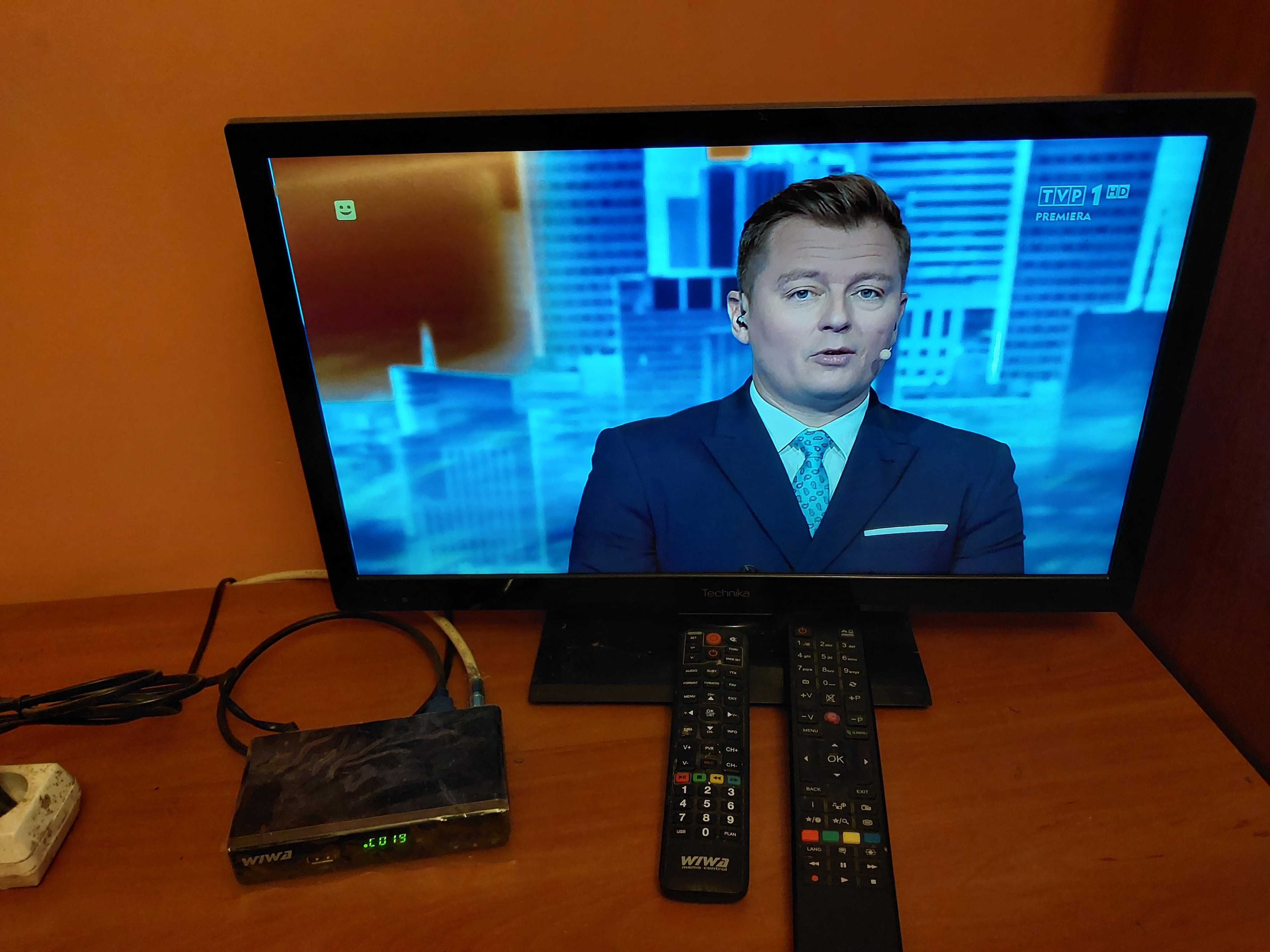 Telewizor 22 cale do odbioru cyfrowego naziemnego DVB-T2 (gwarancja).