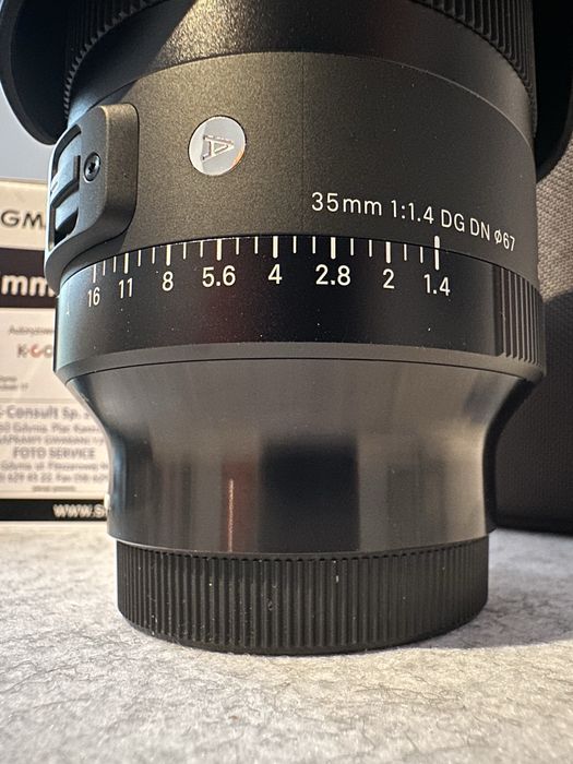 Sigma 35mm 1.4 DG DN Sony - idealna, gratisy gwarancja 26.11.2029