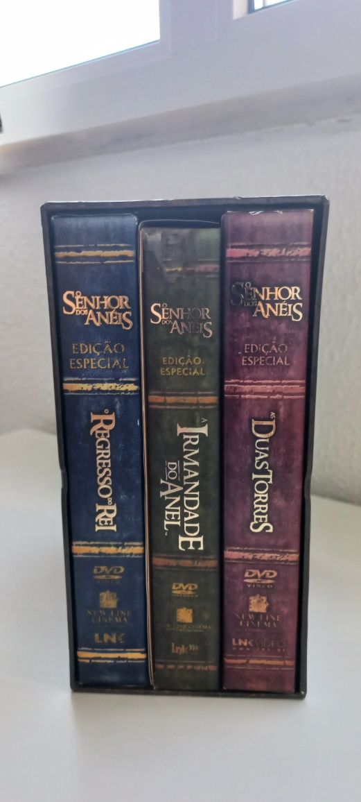 Filmes DVDs saga Senhor dos anéis