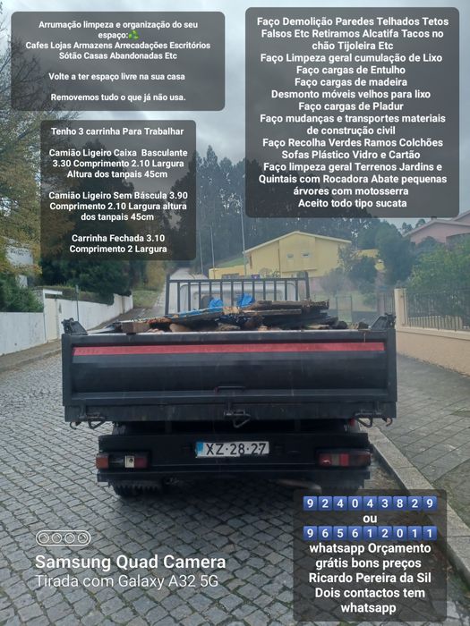 Faço cargas de Entulho e outros serviços
