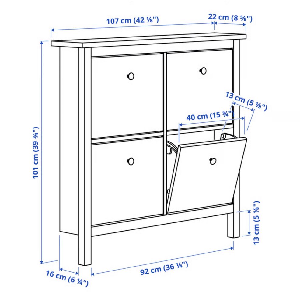 Szafka na buty IKEA Hemnes jak nowa