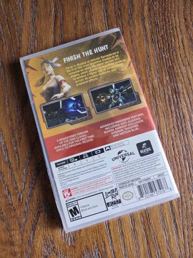 Turok 3 - Limited run games - switch