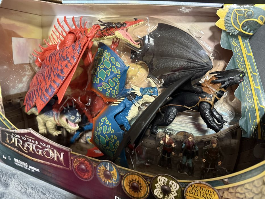 Набір фігурок Dragons Як приборкати дракона Фінальна битва