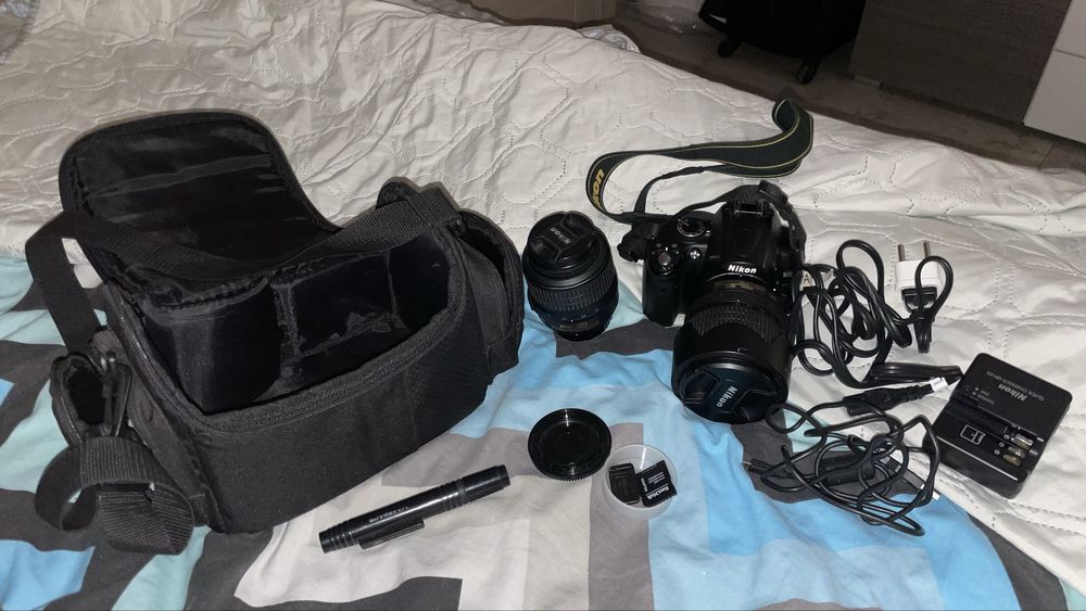 Nikon D5000 + обʼєктиви