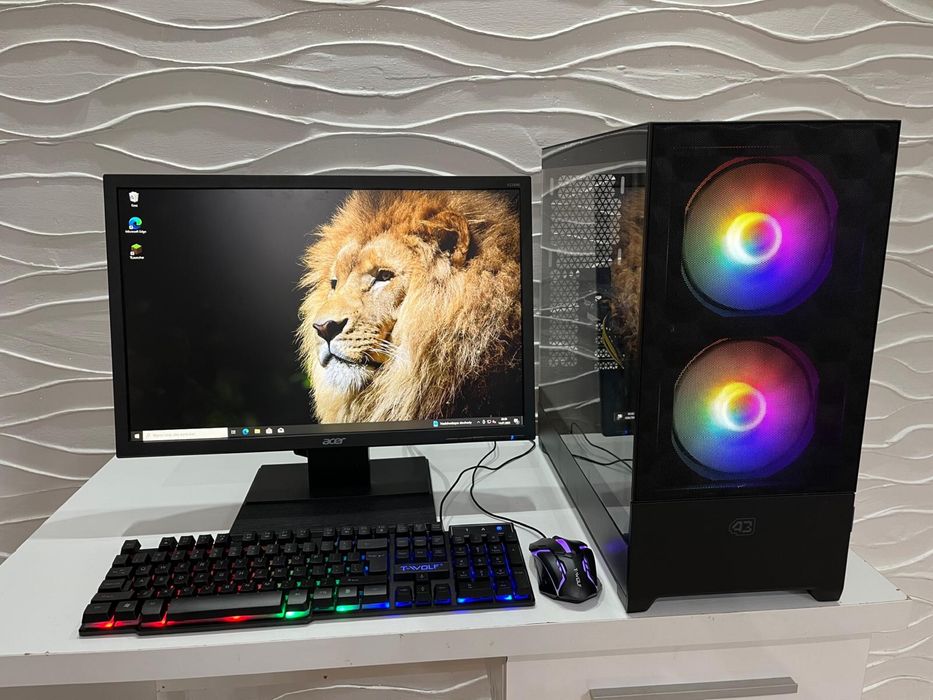 Komputer i5-7400 | RX 470 8GB |SSD|HDD|16 RAM|GAMINGOWY| Monitor
