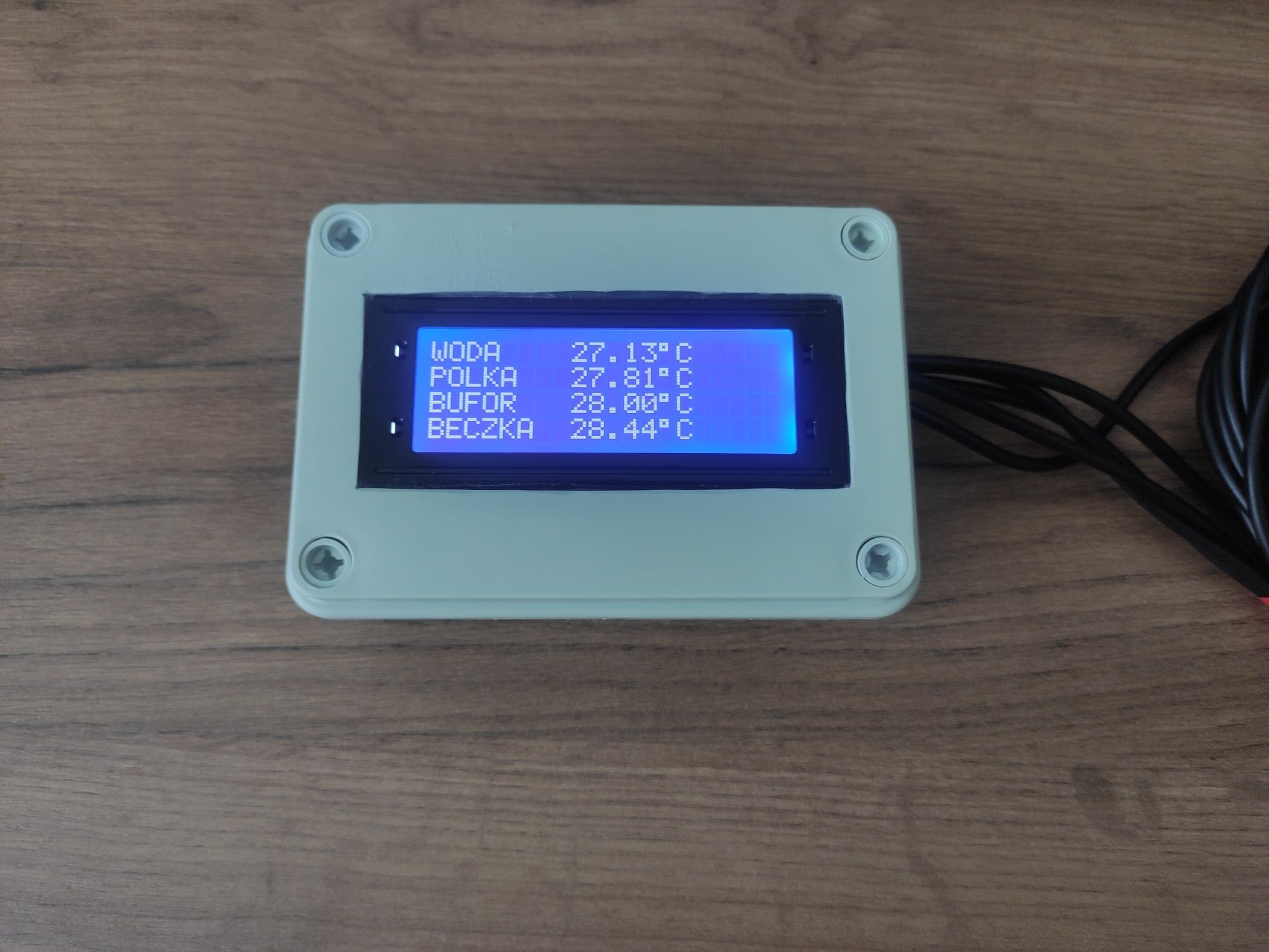 Termometr WIFI zdalny odczyt przekaźniki SUPLA destylator piec smart