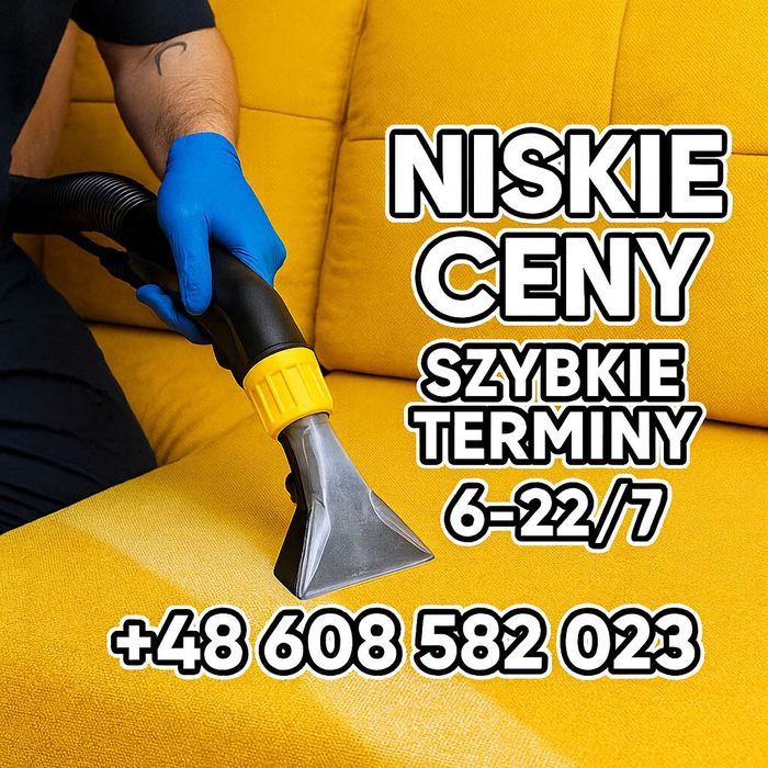 Pranie Tapicerki Sof Kanap Foteli Krzesel Wersalki Materaca Wyktadziny