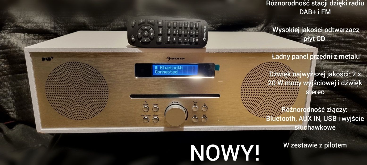 Sprzęt grający, wieża, radio, gramofon