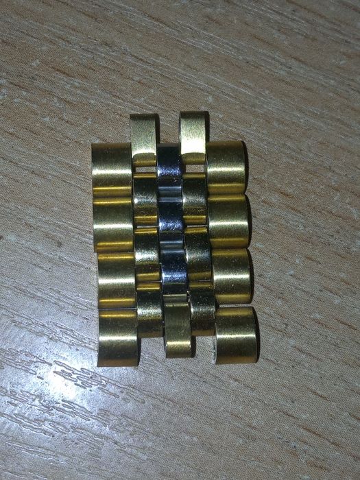 Удлиняющий линк (звено) Seiko Jubilee 16mm gold/steel