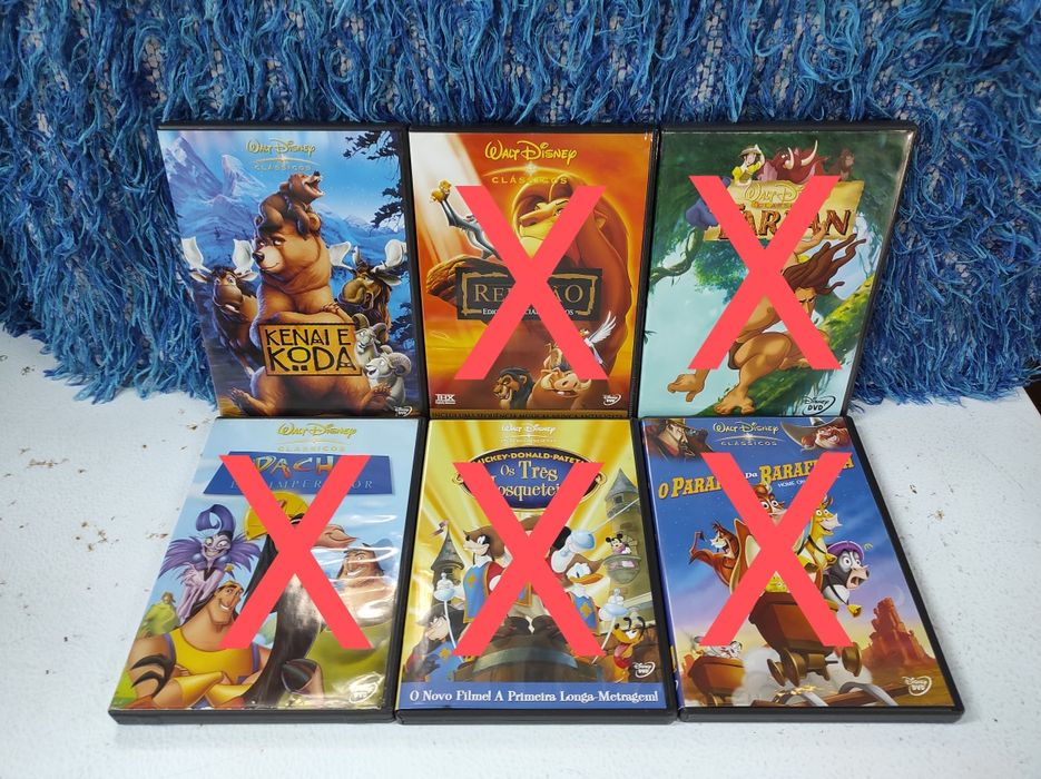 Disney - dvd's (diversos)