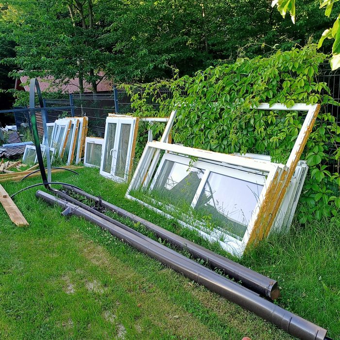 Drzwi balkonowe z demontażu