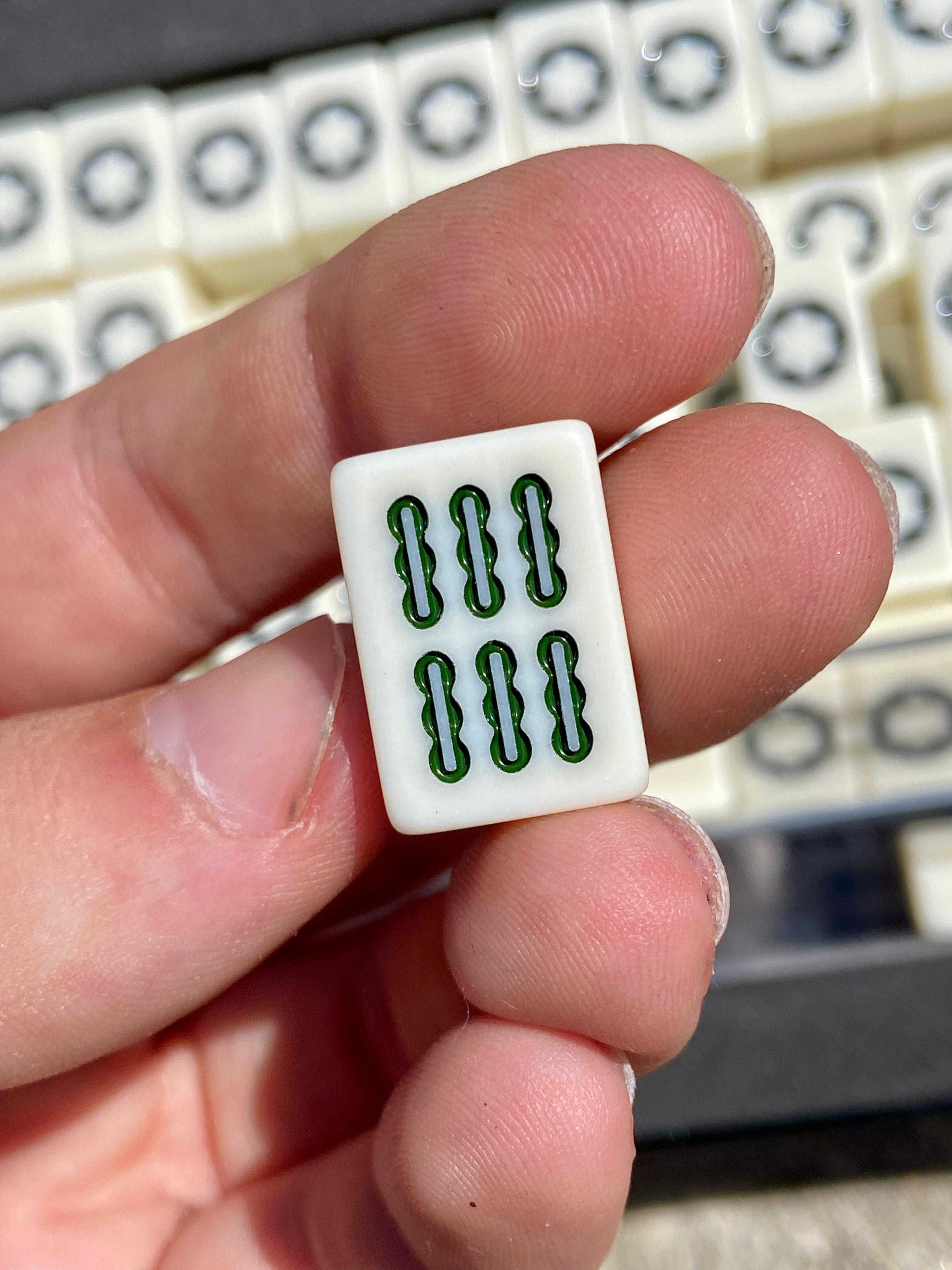 Jogo Mahjong Montblanc Com Caixa Exterior e Dados