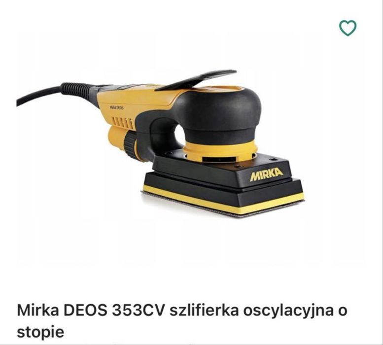 Mirka DEOS 353cv szlifierka oscylacyjna