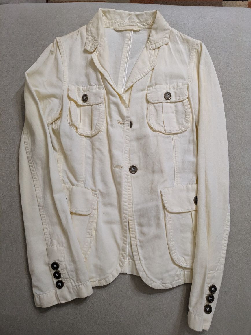 Blazer bege da Massimo Dutti