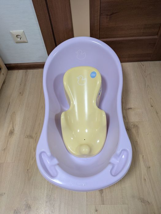 Дитяча ванна, ванночка Tega + гірка та комір в подарунок!