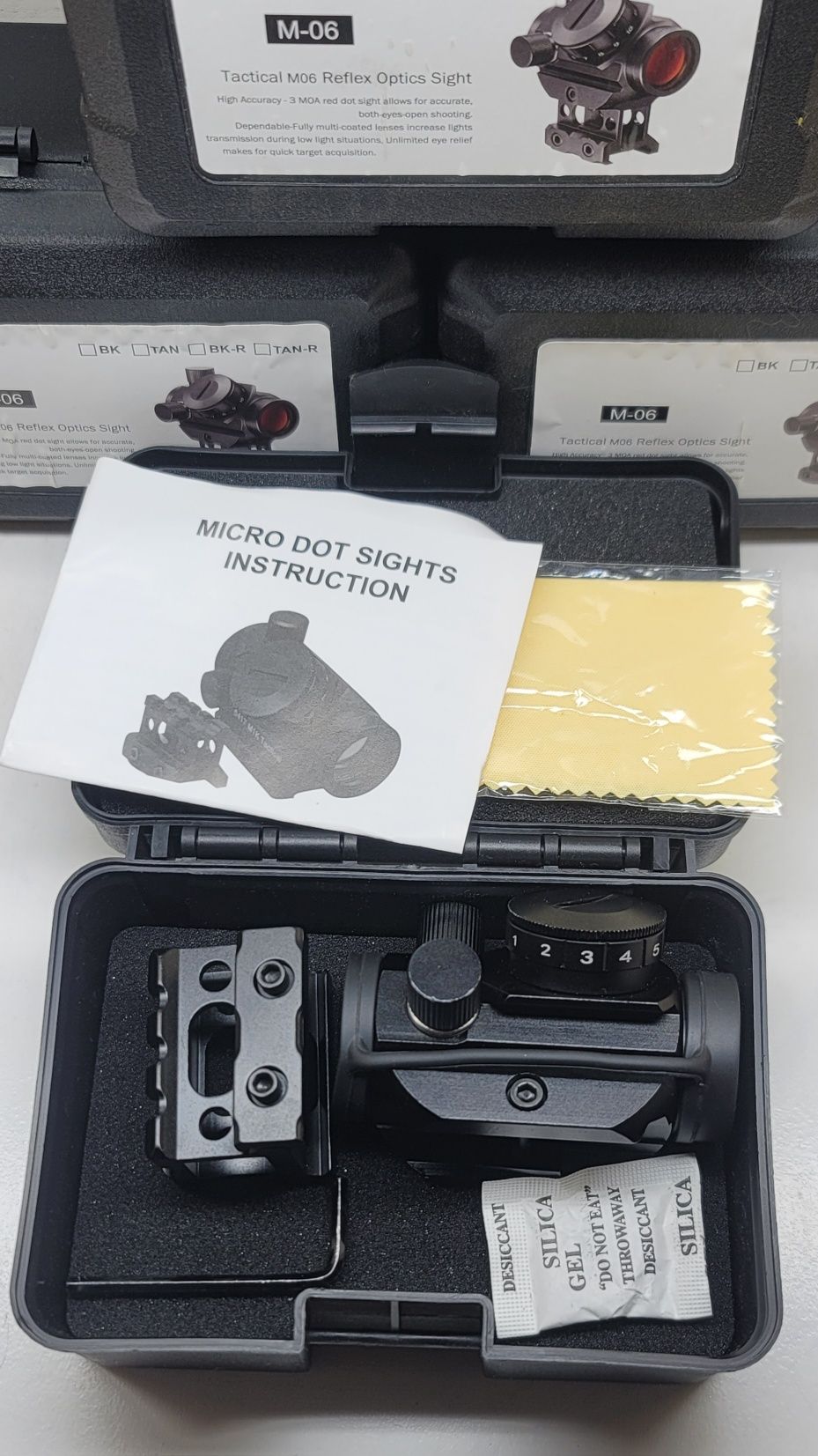 Прицел Коллиматорный Micro  Dot Sight M-06 1x22 с компенсатором высоты