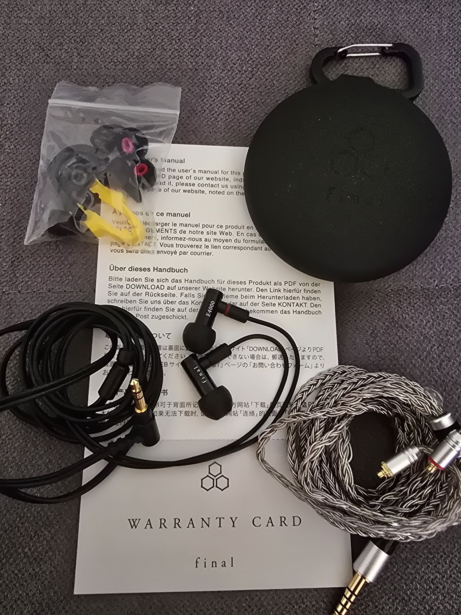 Final audio E4000 + Linsoul Tripowin Zonie IEM Cable 4.4