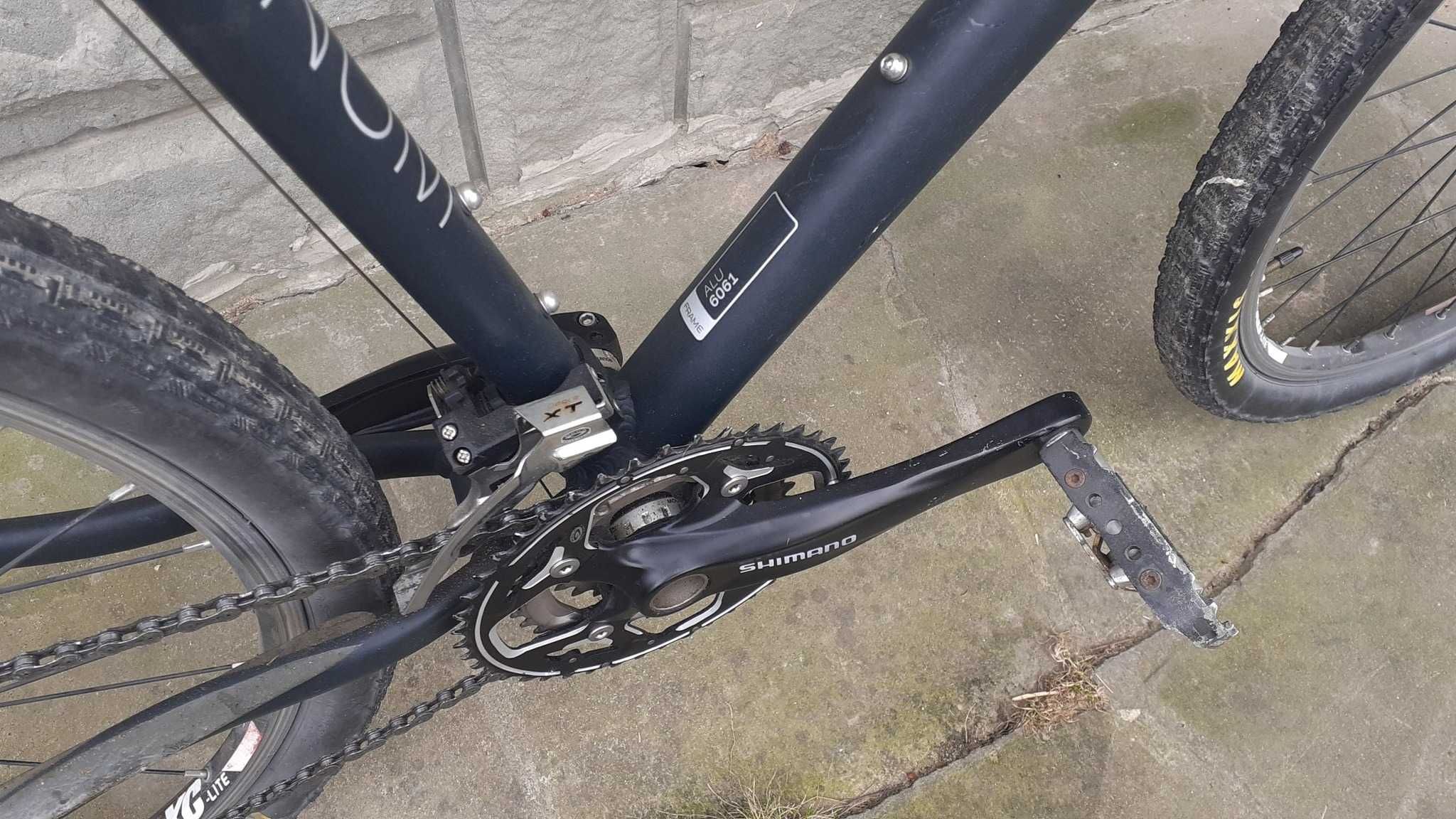 10.6 Kg,Rower Geko, 26",Shimano Deoro XT,Manitou R7,27 Biegów,Libertów