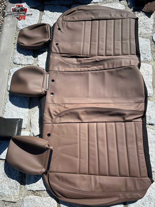 POKROWCE Oryginalne Zestaw Skóra na Fotele Mercedes X