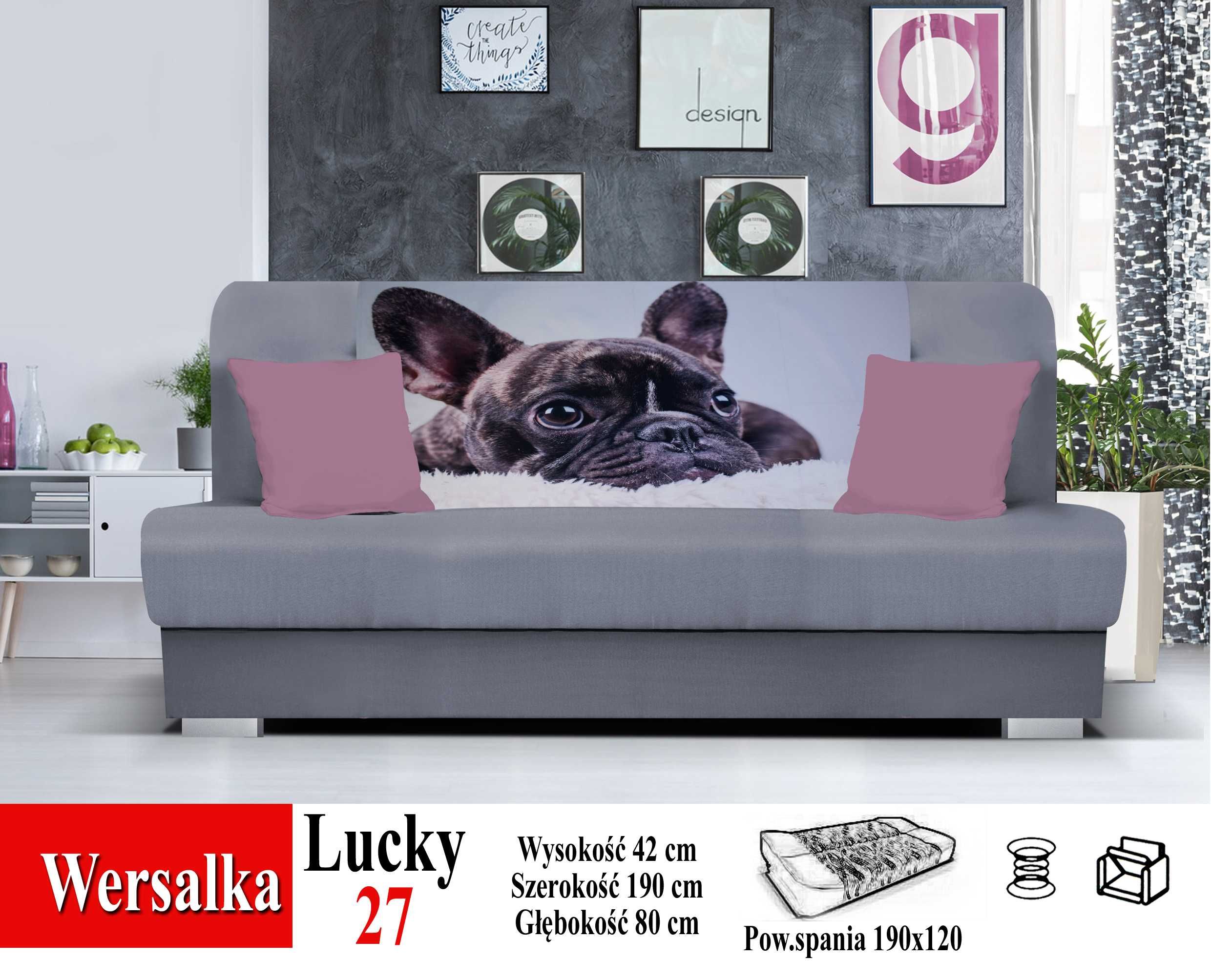 Wersalka KANAPA ROZKŁADANA Sofa Dostawa cały kraj SPRĘŻYNY Producent