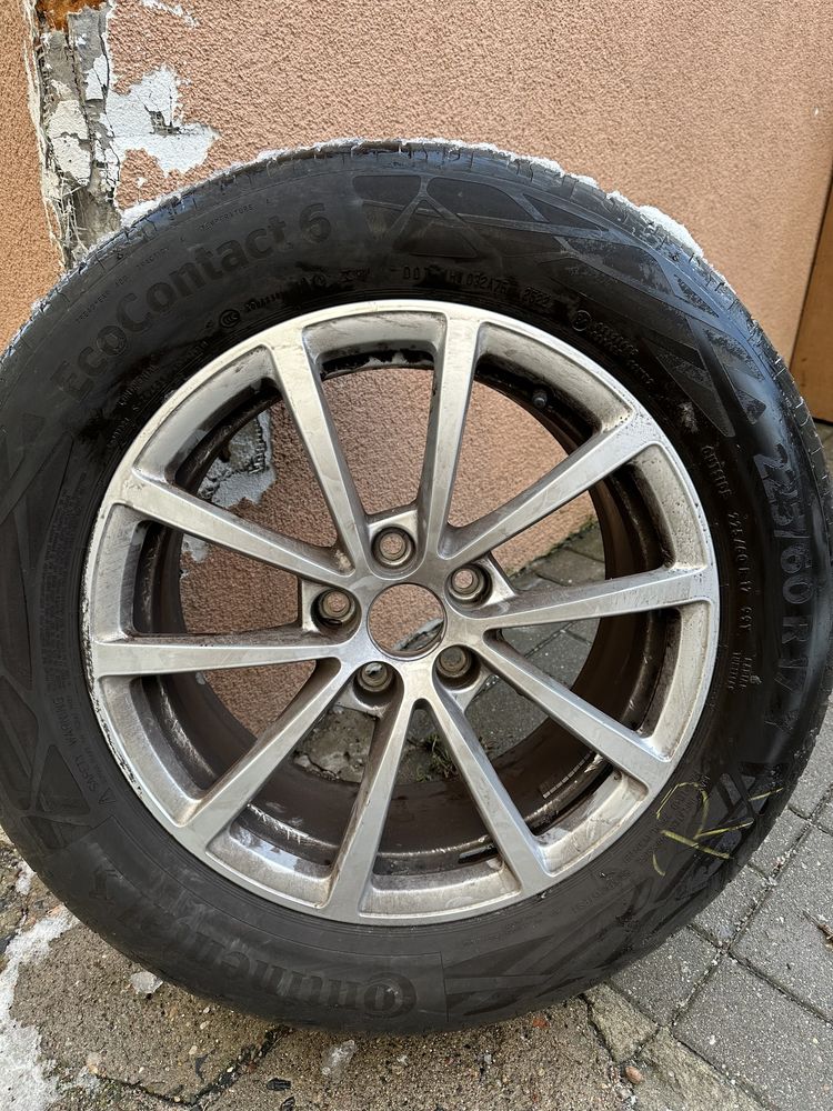 Koło Audi A6 C8 felga 7,5x17 ET36 opona continental 225/60/17