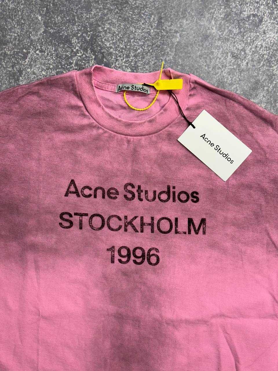 Acne Studios STOCKHOLM 1996 лонгслів лонгслив футболка рожева S M.