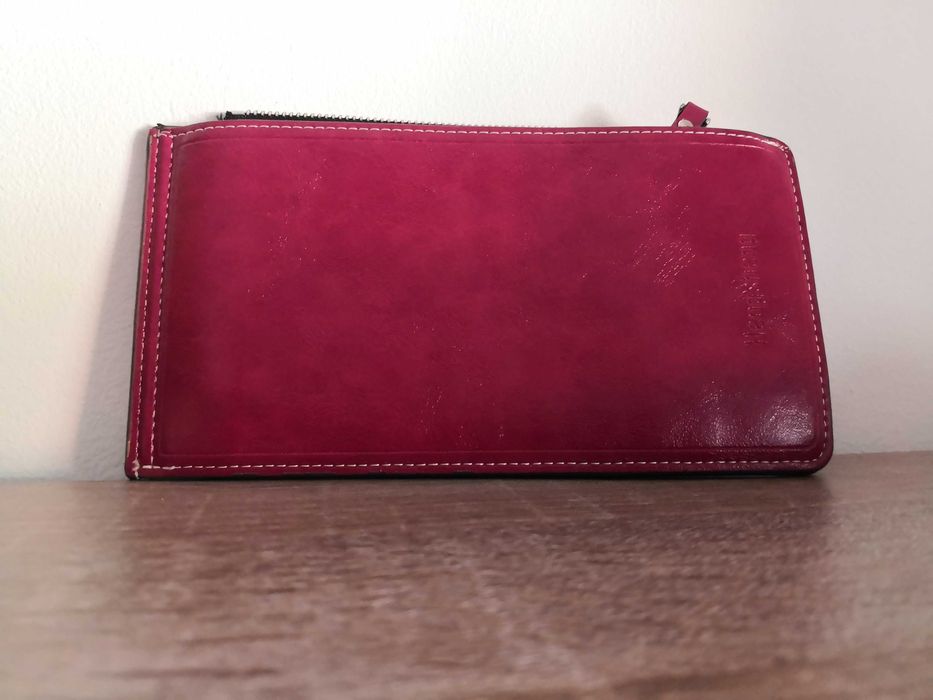 Porta moedas cor de rosa