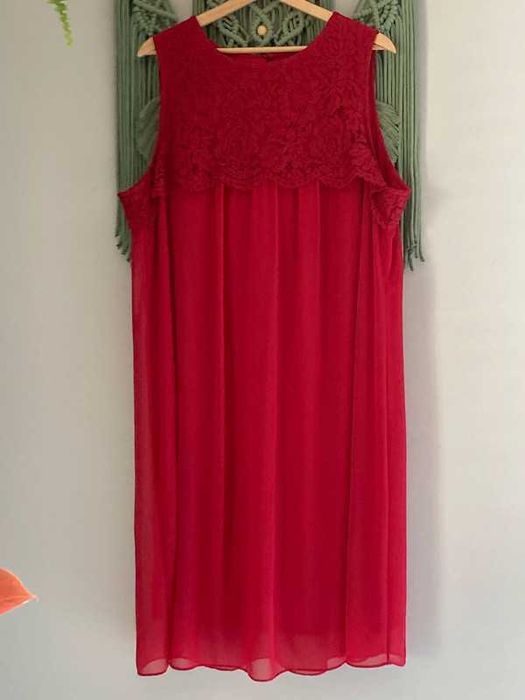 Czerwona sukienka wieczorowa C&A 4XL / 48
