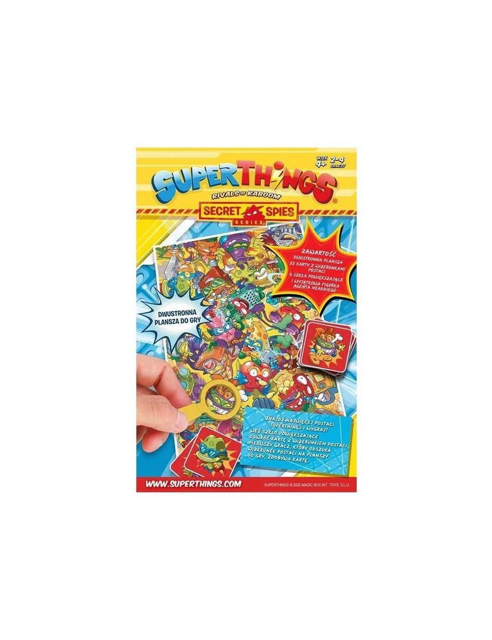 Magic Box SuperThings Znajdź szpiega Gra planszowa