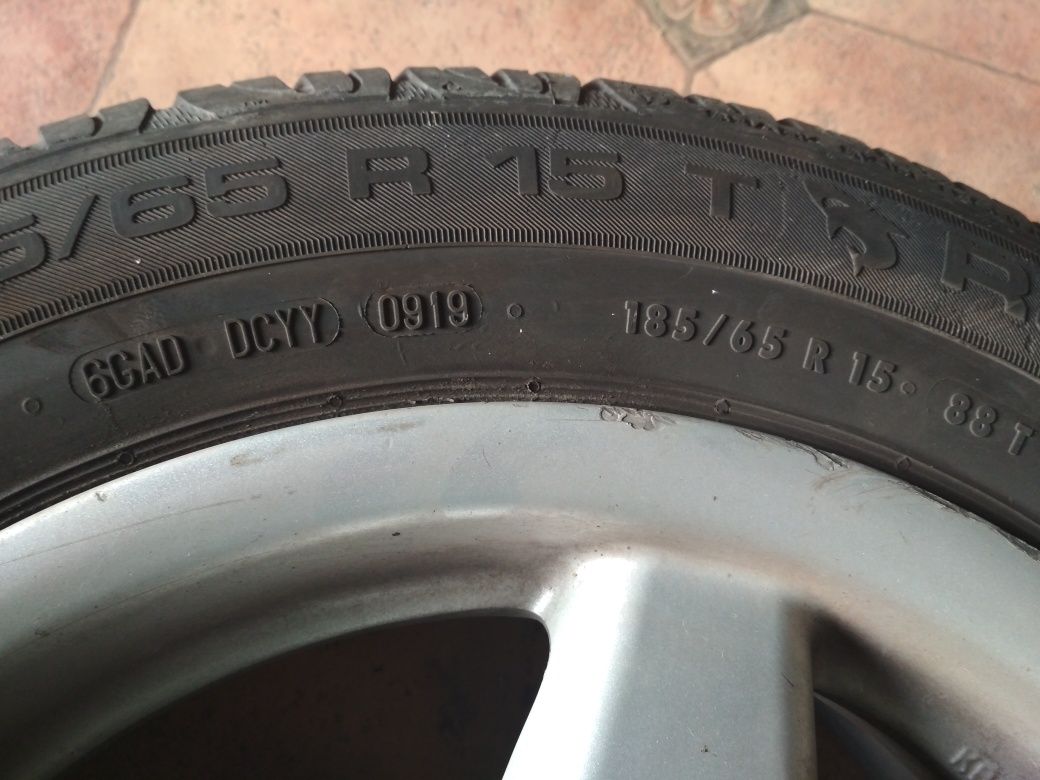 Koła opony felgi aluminiowe 15 cali