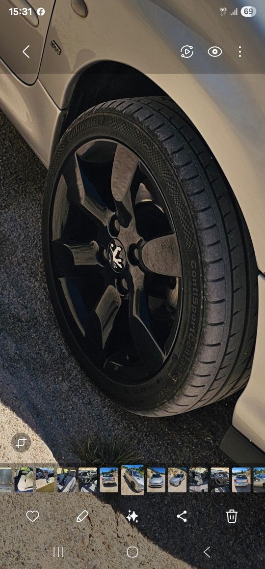 4 Jantes 16 4x108 peugeot 307
Furação 4x10
