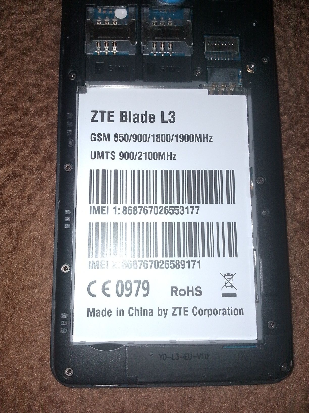 ZTE Blade L3 telefon