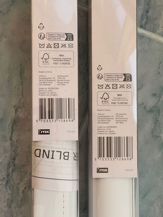 Ролета блекаут BOLGA 57x170см білий