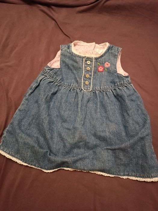 Теплий сарафан для немовлят, 6 місяців