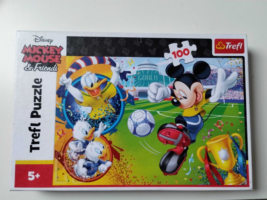 puzzle myszka miki na boisku trefl 5+