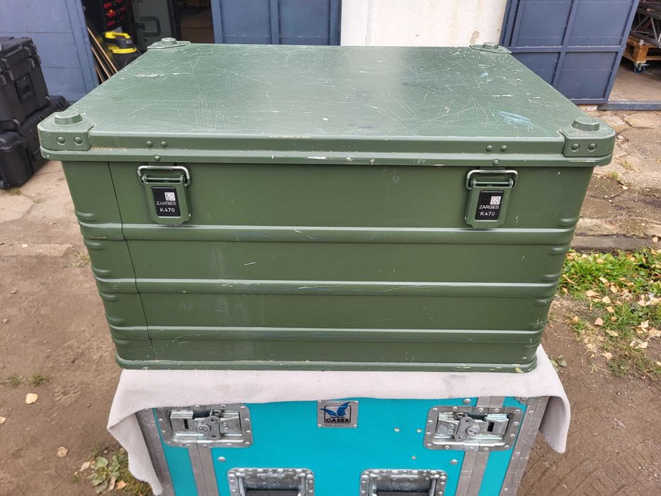 ZARGES K470 (75x55x41x) Skrzynia uniwersalna, wojskowa FAKTURA