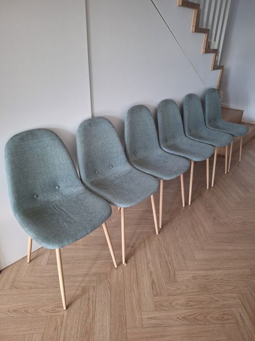 Krzesło Lissy Bonami Essentials 6szt zielony 40zl/szt