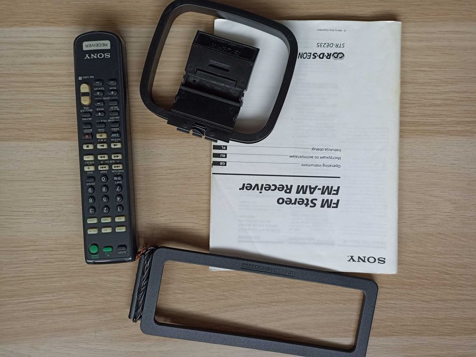 Sony STR-DE235 + pilot, amplituner wzmacniacz FM Stereo FM-AM Receiver