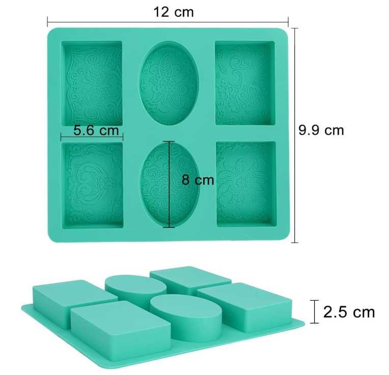 Silikonowa forma foremka do produkcji mydła lub forma do pieczenia DIY