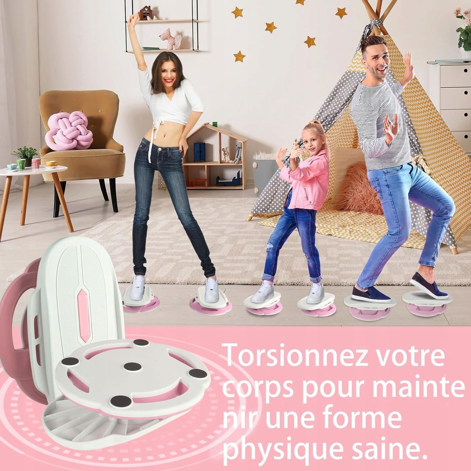 1 para krążek do skręcania talii do ćwiczeń