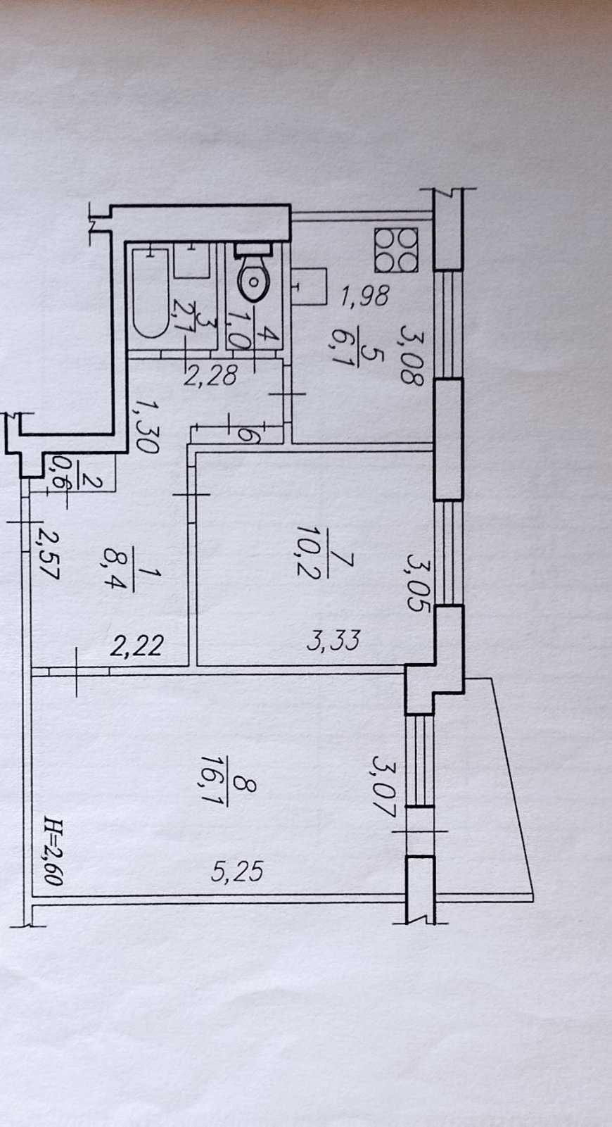 2m 2 комнатная квартира Метро Масельского ХТЗ Библика єВідновлення