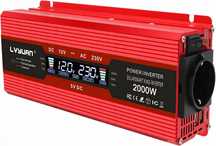Przetwornica 1000 W / 2000 W 12 V 230 V