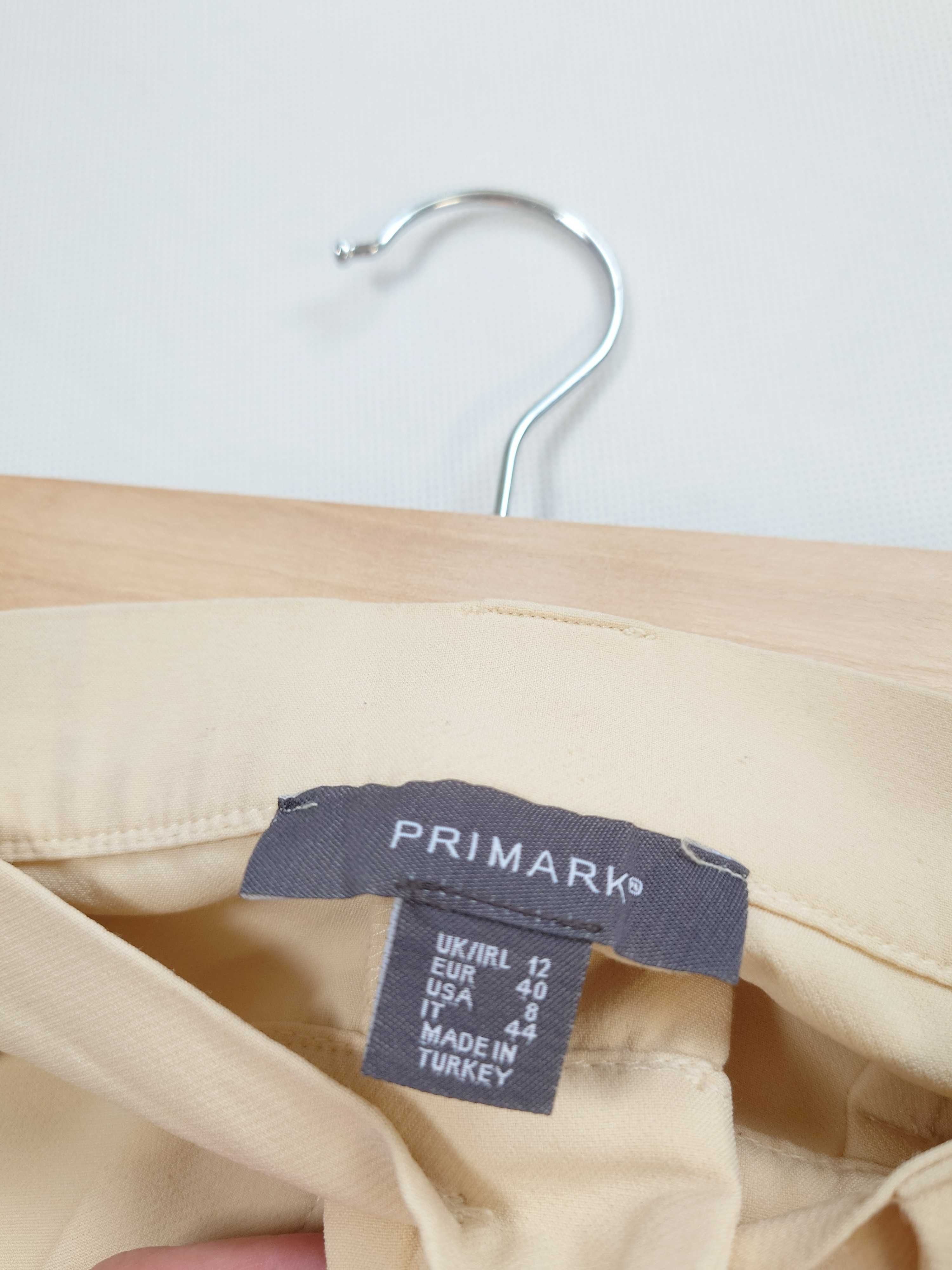 Beżowe szerokie spodnie jogger, Primark 40