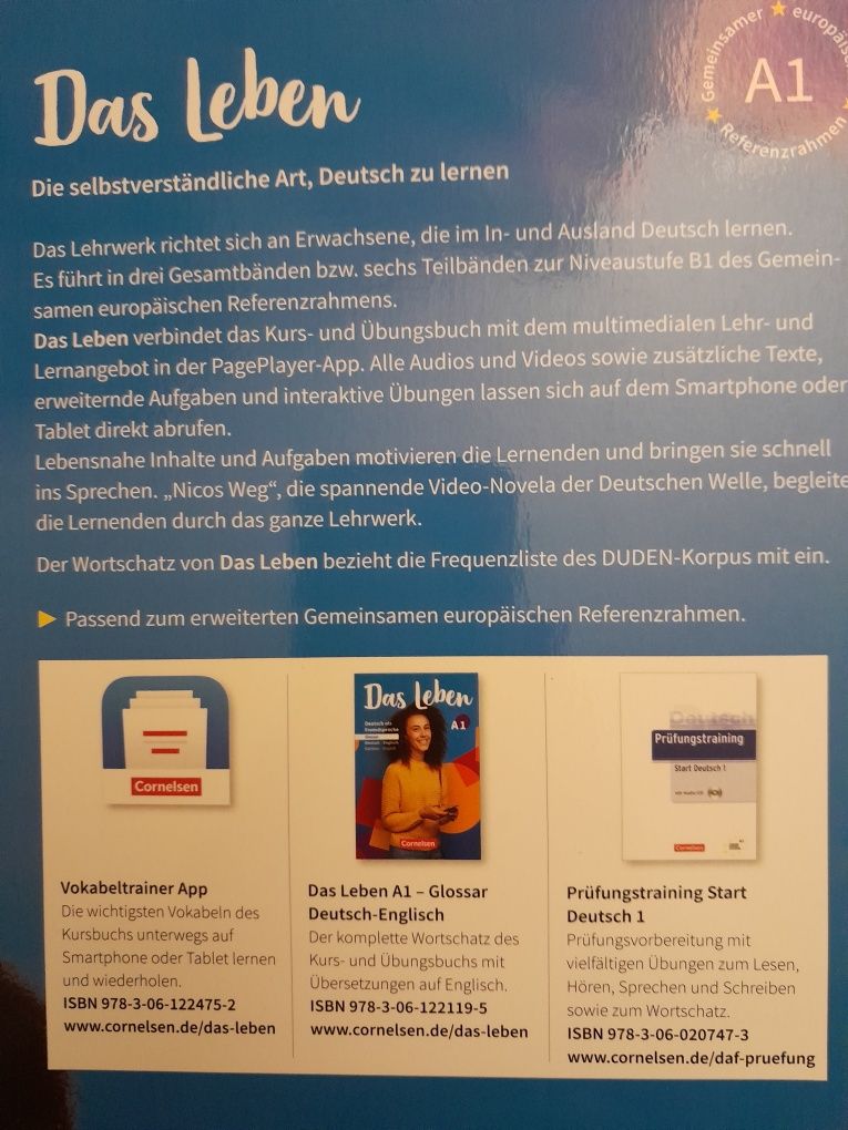 Das Leben A1.1, podręcznik z ćwiczeniami