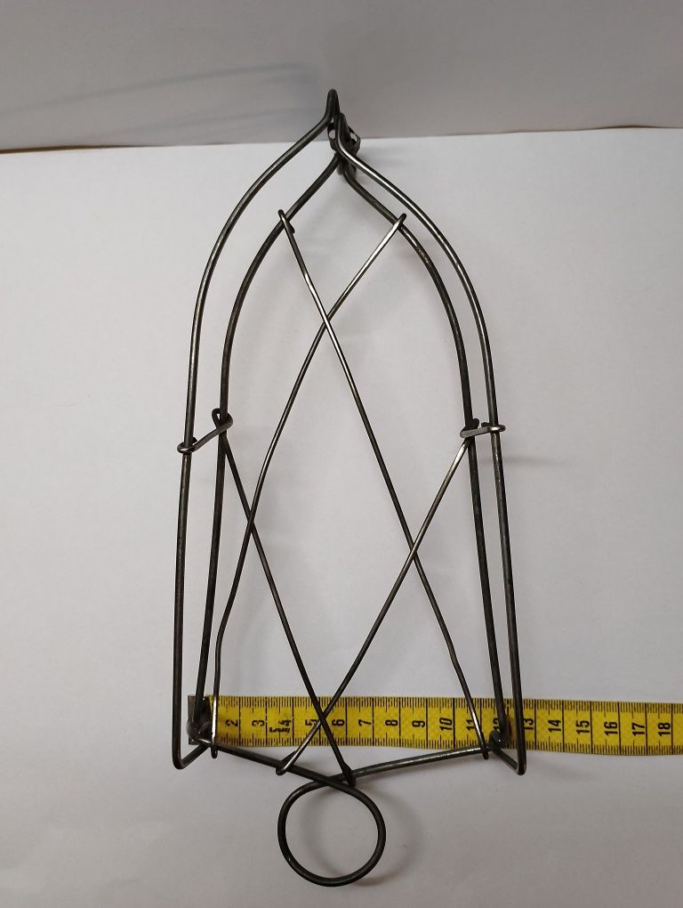 PODSTAWKA pod żelazko z PRL, metalowa, ażurowa, druciana, vintage