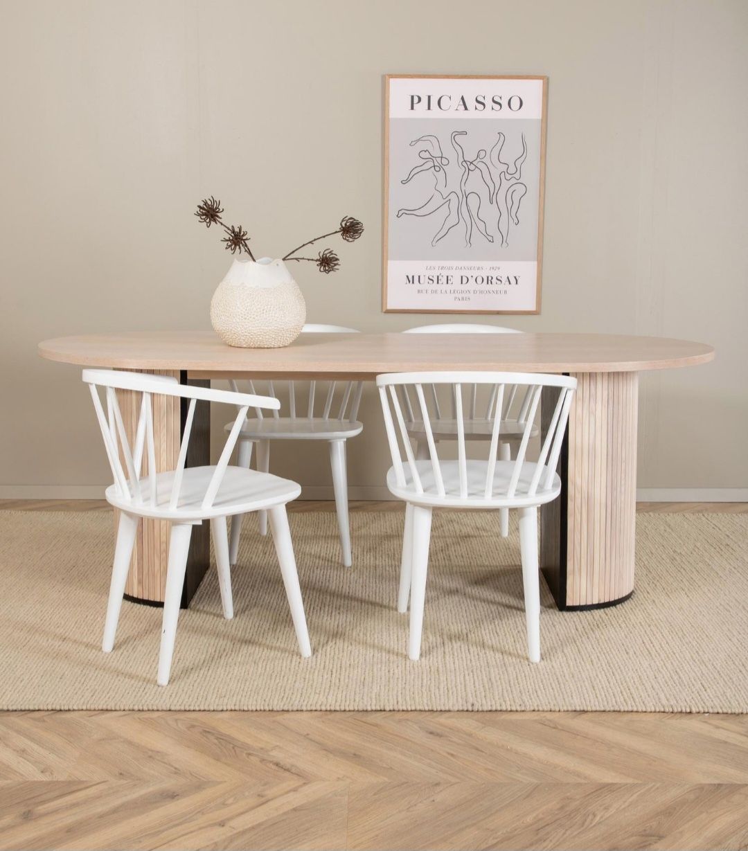 Owalny stół Bianca 200x90 Westwing Collection super cena!!