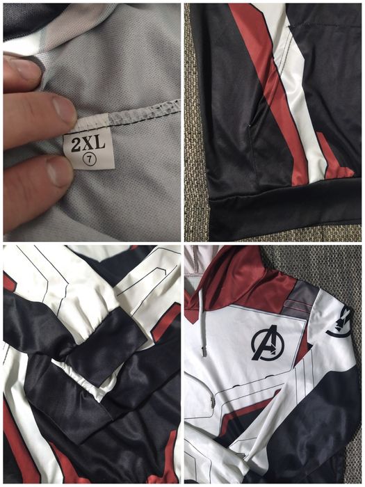 Толстовка Avengers Endgame Quantum Realm Hoodie. Розмір 2XL.